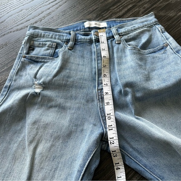 KanCan Missy High Rise Slim Straight Leg Ankle Jeans in Medium Wash, Size 28 - Picture 6 of 16